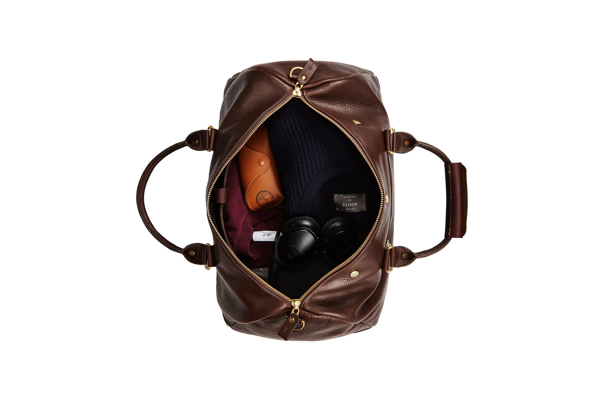 Leather Duffle Bag, Durable and Versatile Full-Grain